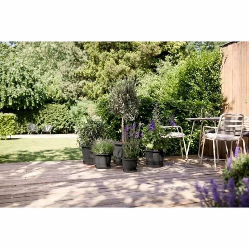 Plant pot Elho Black Anthracite 25 x 24,5 x 18 cm