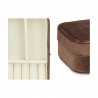 Boîte à bijoux Gift Decor Marron Velours 16,2 x 6 x 11,5 cm (12 Unités)