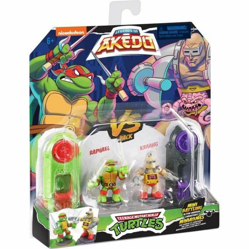 Kampffiguren Teenage Mutant Ninja Turtles Legends of Akedo: Raphael vs Kraang