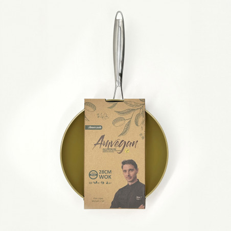 Frigideira Wok Amercook AMVegan By Fran López Ø 28 cm