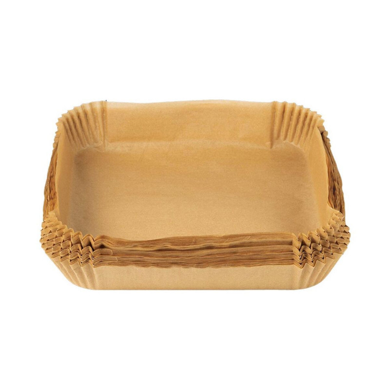 Carta per friggitrice ad aria Masterpro bgmp-7605 20 x 20 x 4,5 cm (100 Unità)