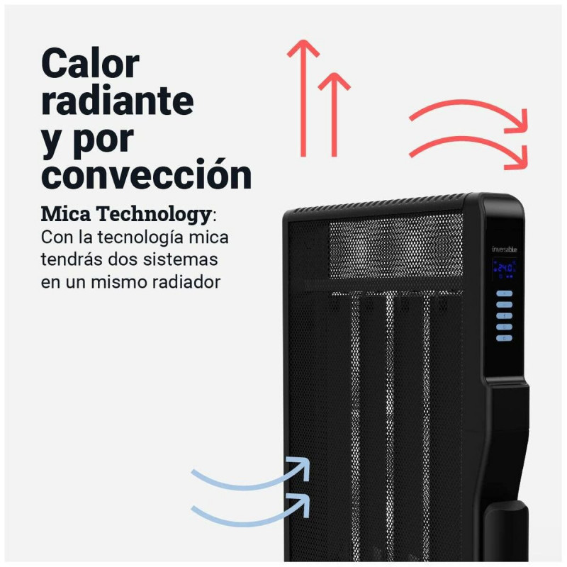 Radiador Universal Blue 4020B UCRM9004 Preto 2000 W