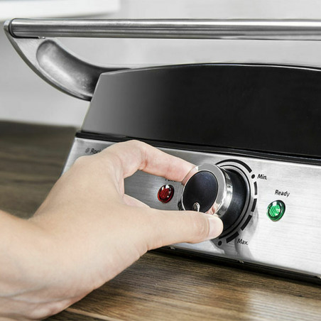 Piastra da Cucina Cecotec Rock'nGrill Pro Argentato 2000 W