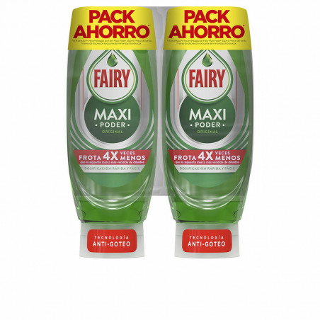 Detersivo Liquido per Stoviglie Fairy MAXI PODER 450 ml 2 Unità