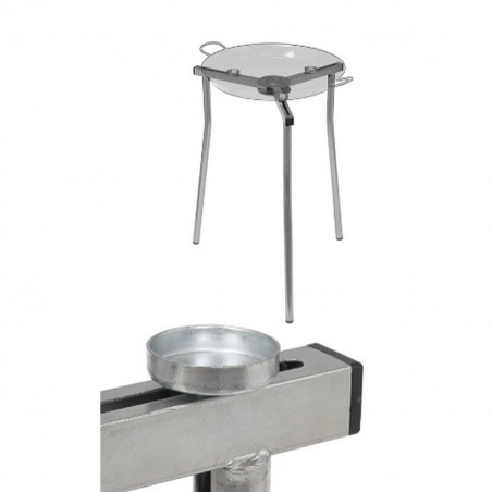 Treppiedi per Cucinare la Paella La Dehesa 72,5 x 11 x 36 cm Regolabile 4 Unità