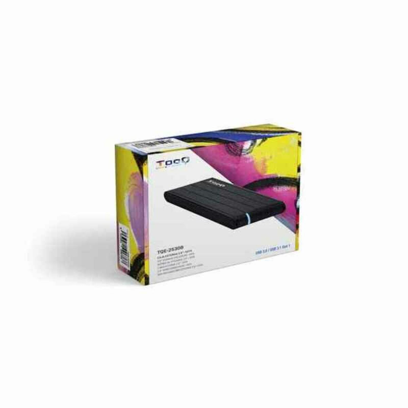 Caixa externa TooQ TQE-2530B 2.5" SATA USB 3.0 Preto