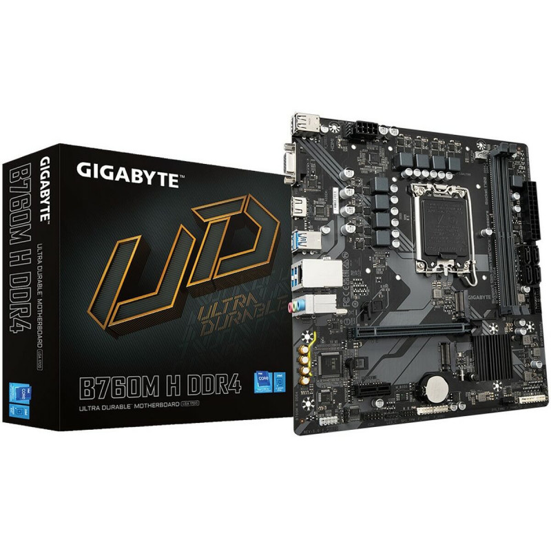 Placa Base Gigabyte B760M H 1700 MATX INTEL B760 EXPRESS LGA 1700