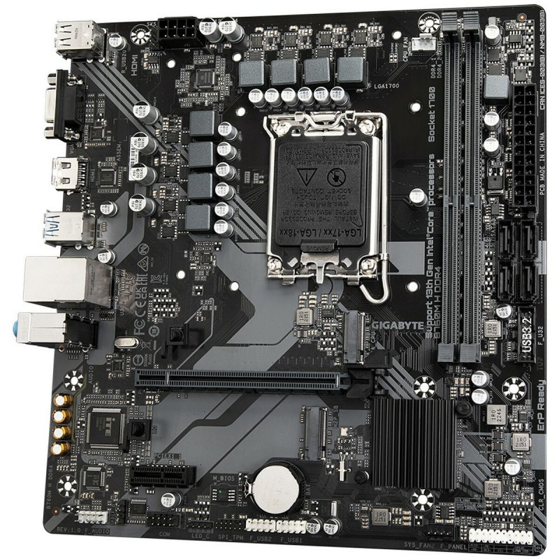 Placa Base Gigabyte B760M H 1700 MATX INTEL B760 EXPRESS LGA 1700