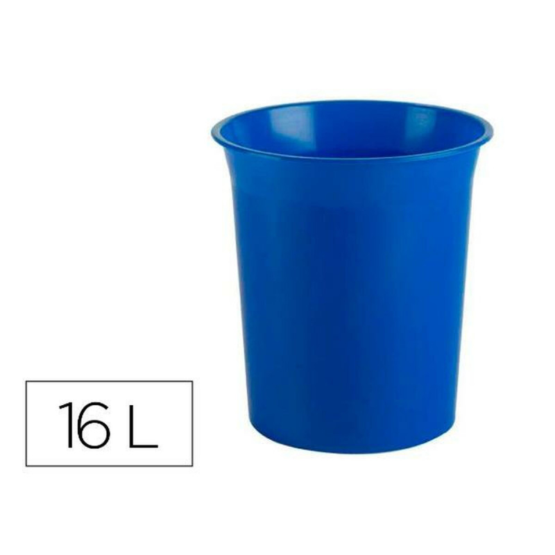 Cestino Archivo 2000 2001AM AZ Azzurro Plastica 16 L