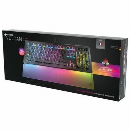 Teclado Bluetooth Roccat Vulcan II Max - Linear Preto Francês QWERTY