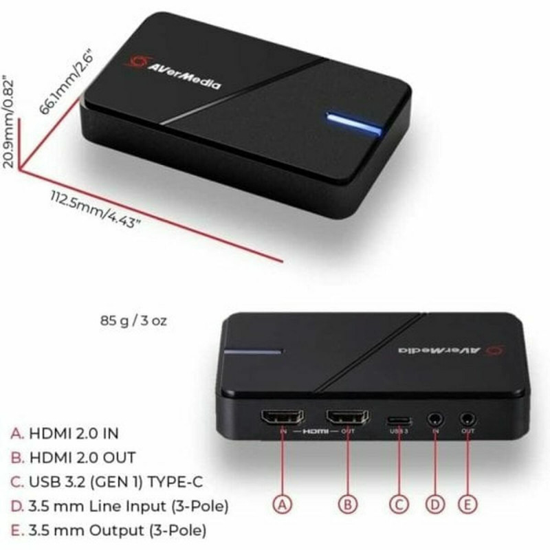Videospiel Aufnahmegerät AVERMEDIA6130 EXTREME 3