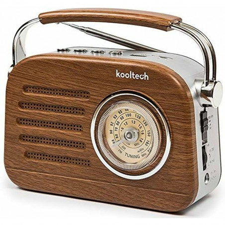 Portable Bluetooth Radio Kooltech Retro AM/FM