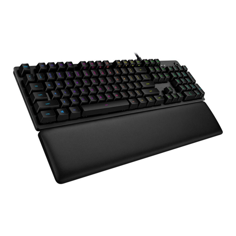 Teclado Bluetooth com Suporte para Táblete Logitech G513 CARBON LIGHTSYNC RGB Mechanical Gaming Keyboard, GX Brown Francês AZERT