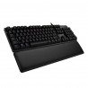Teclado Bluetooth con Soporte para Tablet Logitech G513 CARBON LIGHTSYNC RGB Mechanical Gaming Keyboard, GX Brown Francés AZERTY