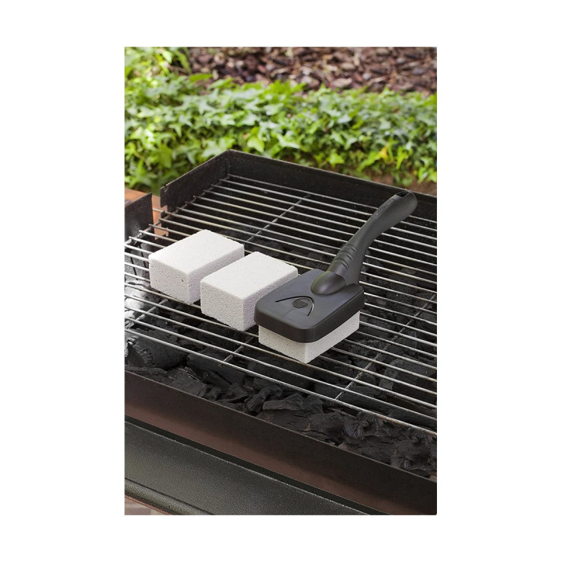 Spazzola di Pulizia per Barbecue Cleaning Block Grigio 27 cm