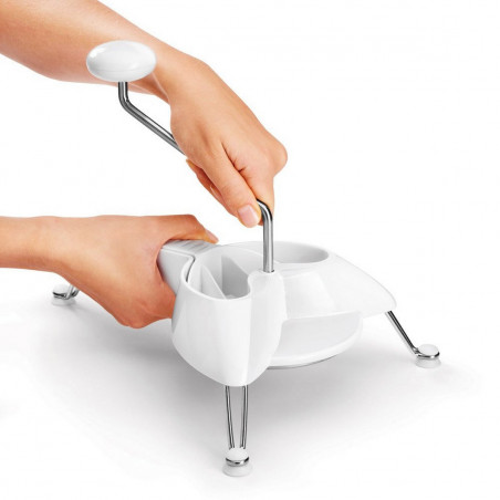 Grattugia Metaltex Gambe Bianco Acciaio inossidabile (Ø 24 cm)