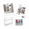 Suporte para Especiarias Metaltex In & Out (28 x 6 x 22 cm)