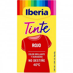 Tinte para Ropa Tintes Iberia 20 g Rojo 40º C
