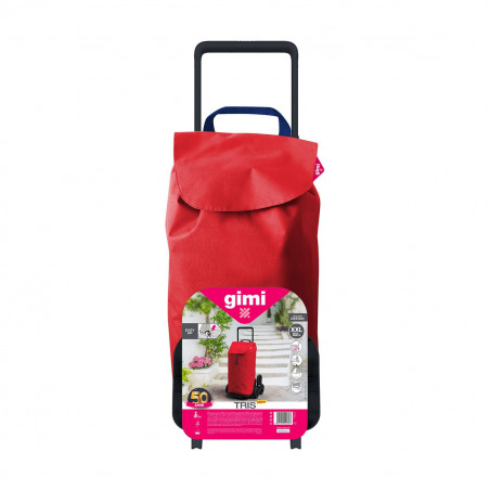 Carro de Compras Gimi Tris Urban Vermelho 52 L