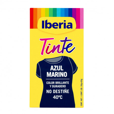 Tinta para Roupa Tintes Iberia Azul Marinho 40º C