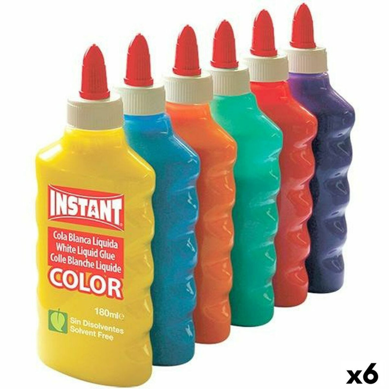 Cola Instantánea Playcolor Instant 180 ml Multicolor 6 Piezas