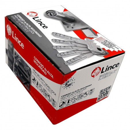 Ferrolho de segurança Lince 7930r-97930rhl Latão Ferro