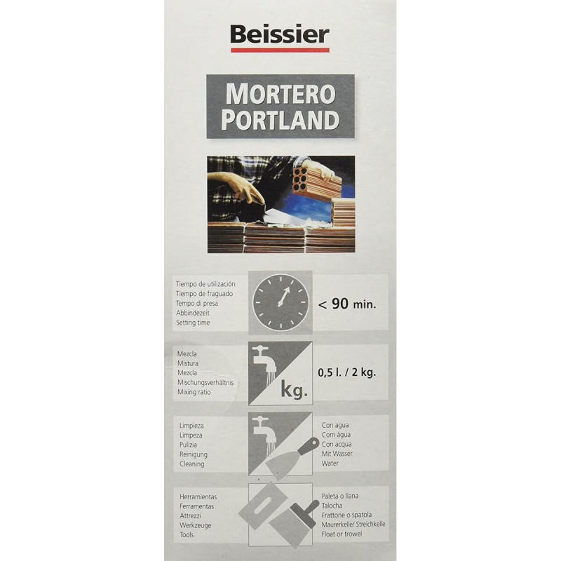 Mortero de obra Beissier 70303-001 Portland