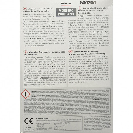 Mortero de obra Beissier 70303-001 Portland