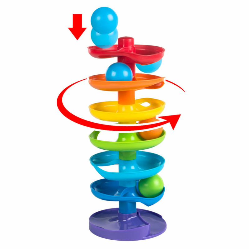 Spirale di Attività PlayGo Rainbow 4 Unità 15 x 37 x 15,5 cm