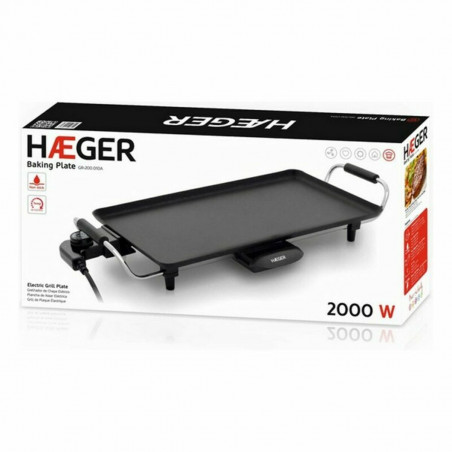 Chapa Assadora Lisa Haeger GR-200.010A Preto 2000 W