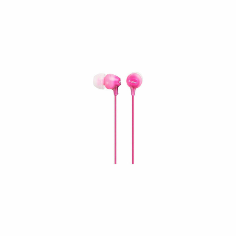 Auriculares com microfone Sony MDREX15LPPI.AE Cor de Rosa Rosa