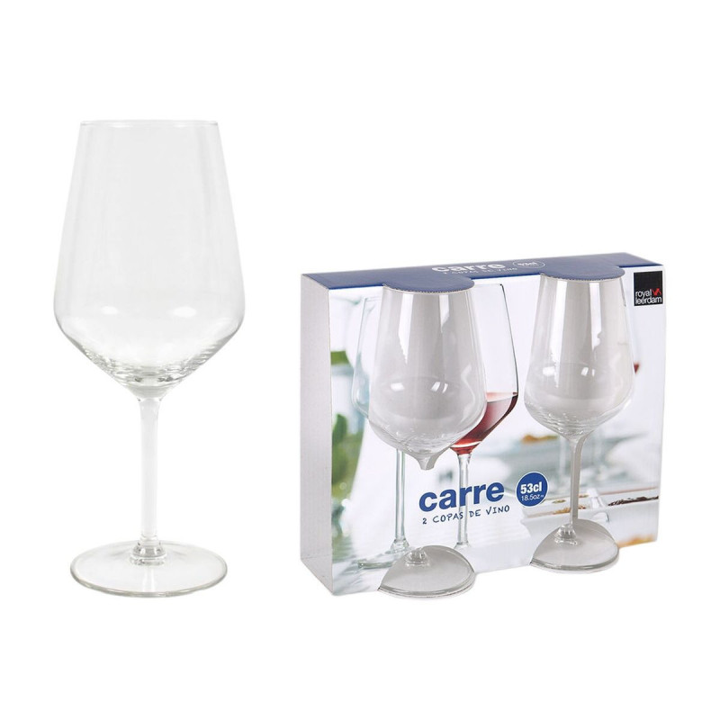 Conjunto de copos de vinho Royal Leerdam Carre 2 Peças (4 Unidades)