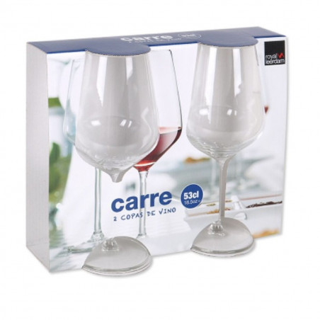 Set de copas de vino Royal Leerdam Carre 2 Piezas (4 Unidades)
