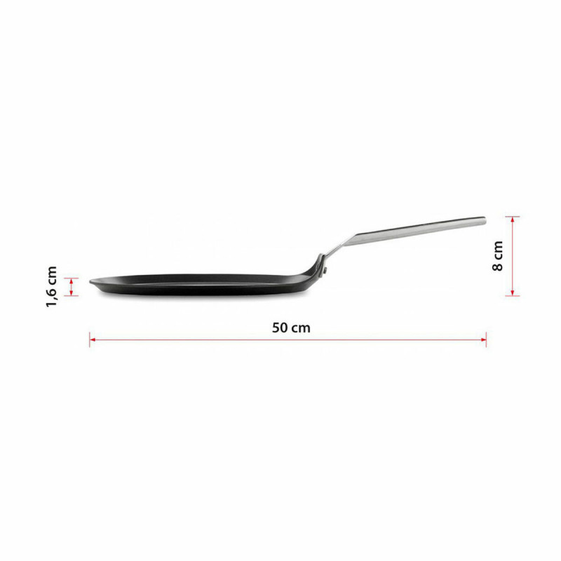 Sartén para Crepes Valira 4656/25 Ø 28 cm Negro Aluminio