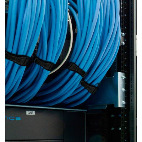 Velcro Cable Ties Velcro One-Wrap Strap White 13 mm x 20 cm (25 Units)