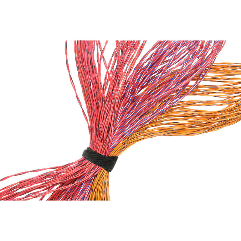 Abraçadeiras de Velcro Velcro One-Wrap Strap Preto 13 mm x 20 cm (25 Unidades)