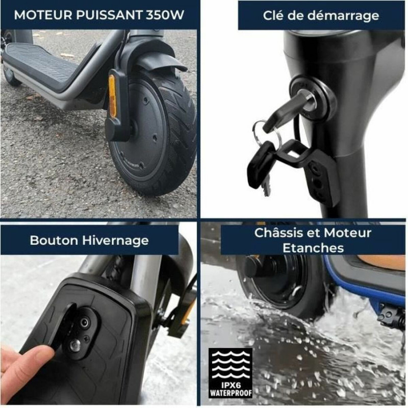 Trotineta Elétrica Yeep.me 85a Preto 350 W