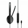 Headphones with Microphone Epos 1000905 Black