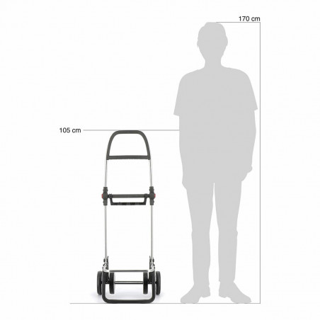 Carrello Rolser i-max mf 4l Bordeaux 43 L