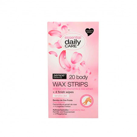 Bandas Depilatorias Faciales Sence Piel Sensible (20 Unidades)