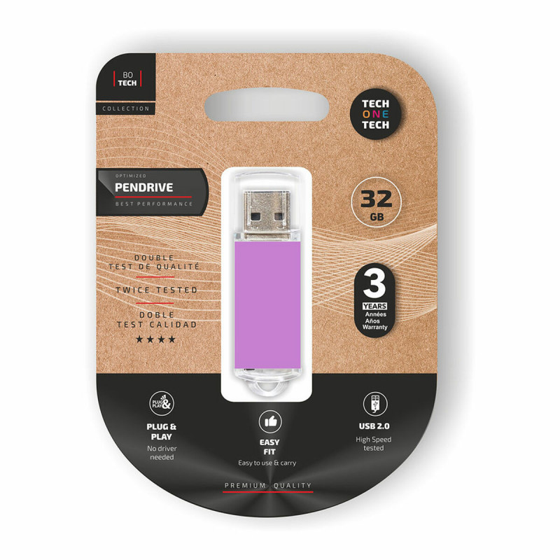 Memória USB Tech One Tech Violeta 32 GB