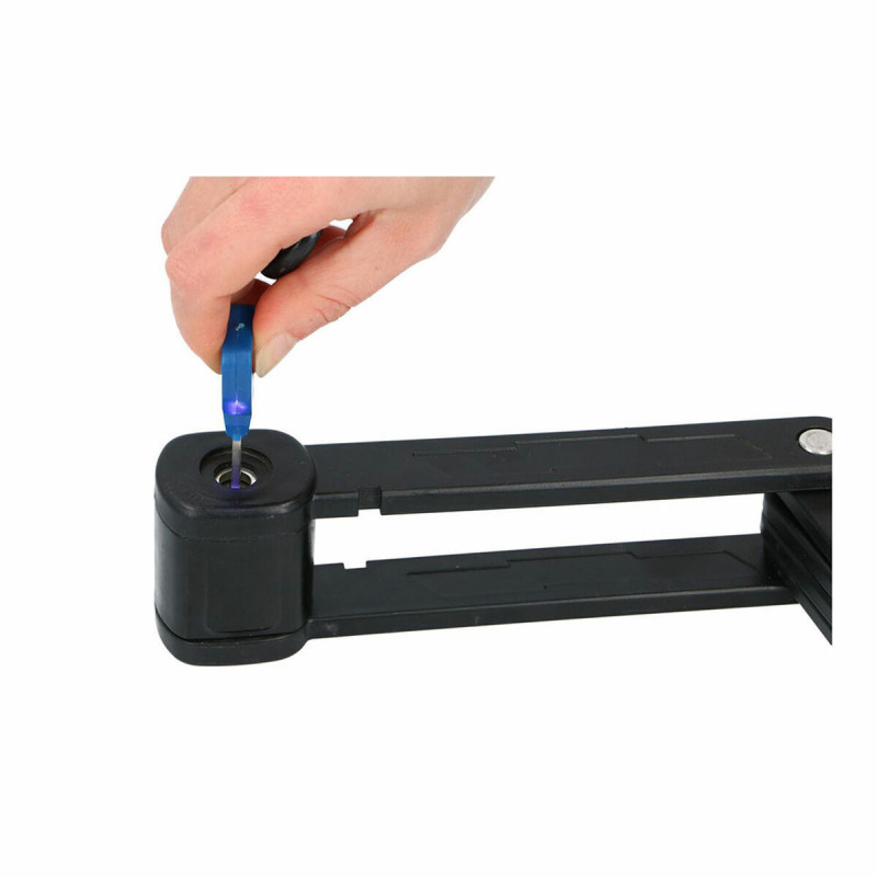 Key padlock Dunlop Steel Rectangular Foldable