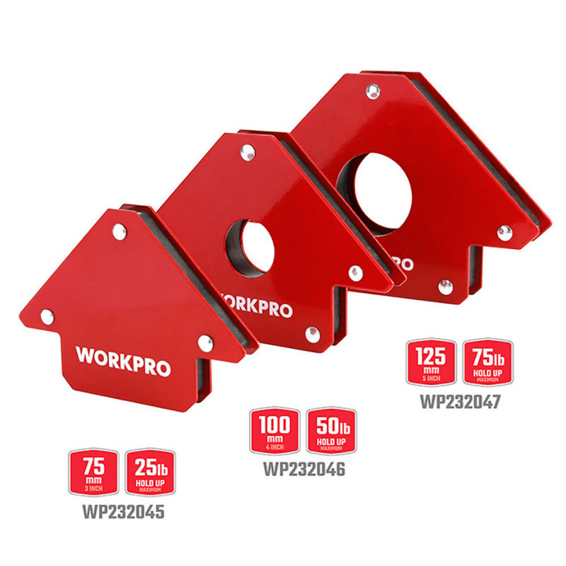 Magnetische Schweißschablone Workpro 5" 12,5 cm