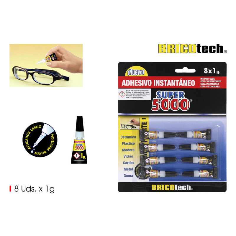 Instant Adhesive Bricotech Super 5000 1 g (36 Units)