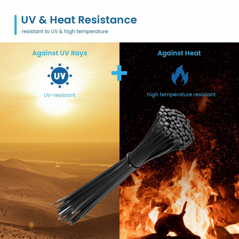 Fascette Ewent EW1564 Nero 100 Pezzi (100 Unità)