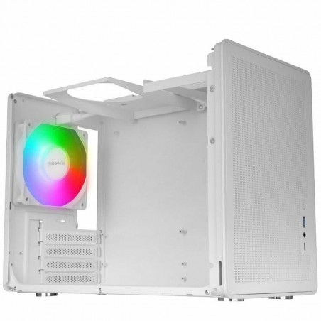 Boîtier mini-tour Micro ATX / ITX Mars Gaming MCXPSW Blanc