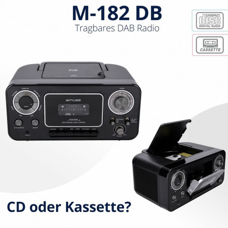 Radio Cassetta Muse M-182RDC