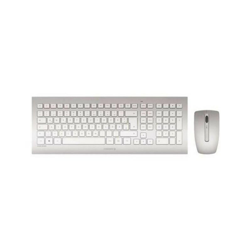 Clavier et souris sans fil Cherry JD-0310ES Gris Espagnol Qwerty
