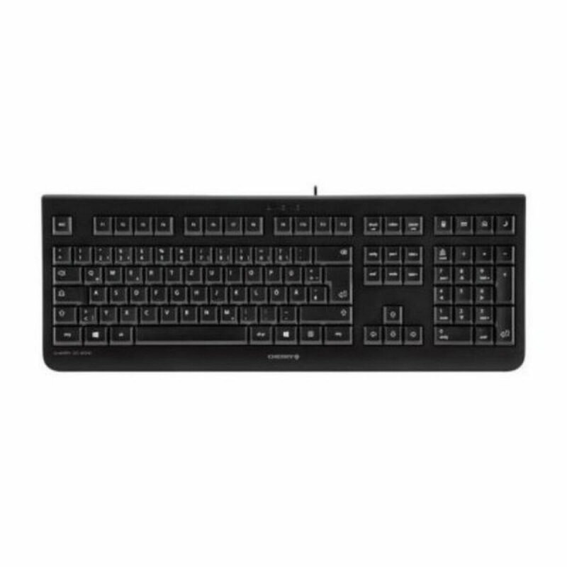 Tastatur mit Maus Cherry JD-0800ES-2 Schwarz Qwerty Spanisch QWERTY