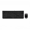 Teclado e Rato Cherry JD-0800ES-2 Preto Qwerty espanhol QWERTY